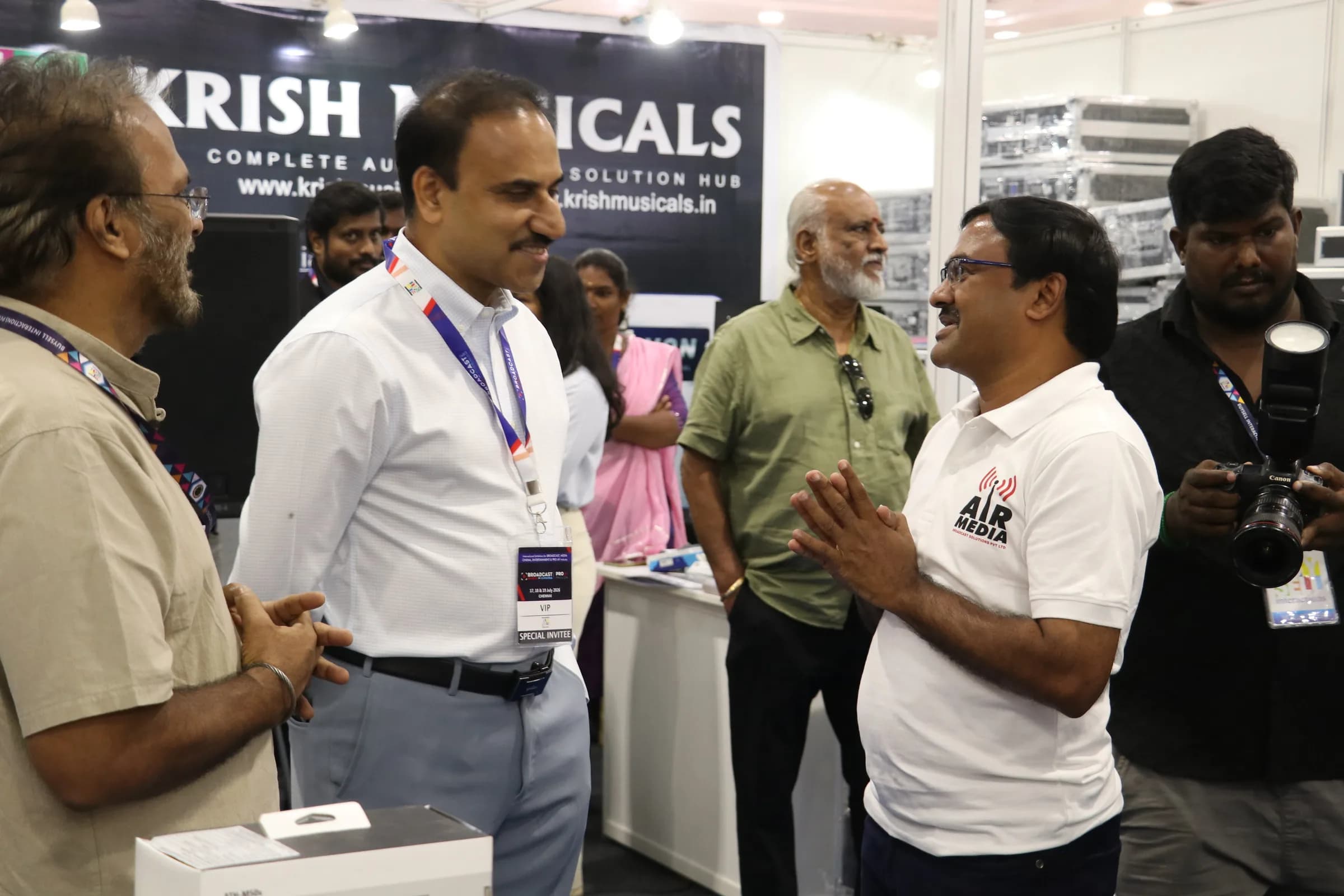AirMedia Broadcast Stall-Sun Tv Head Mr.Kannan Sir 
