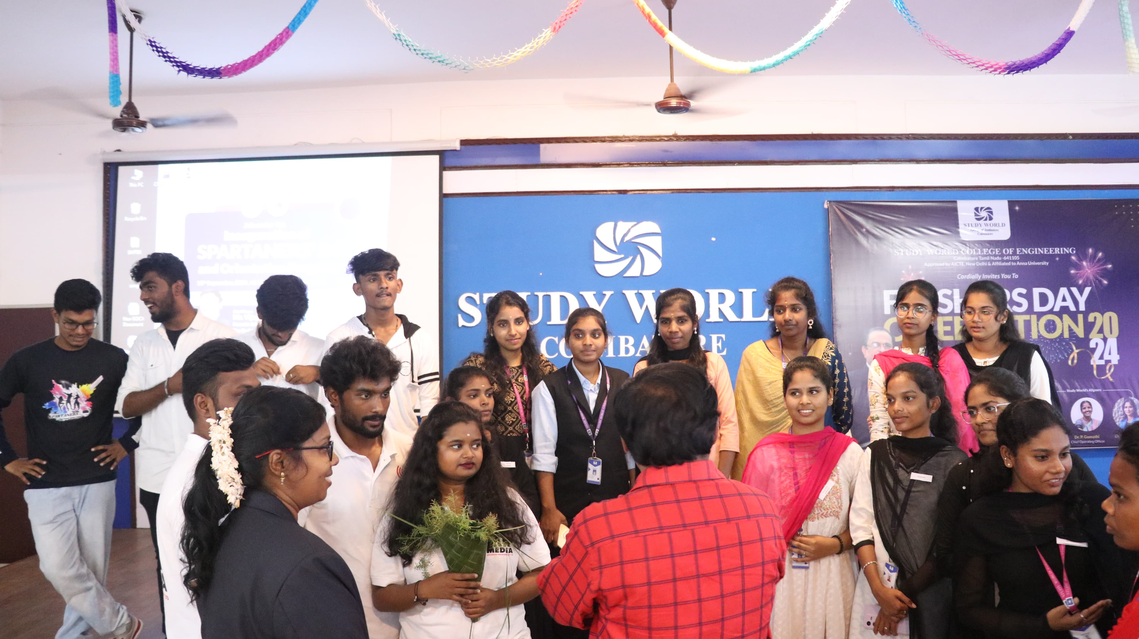 Study World college freshers day