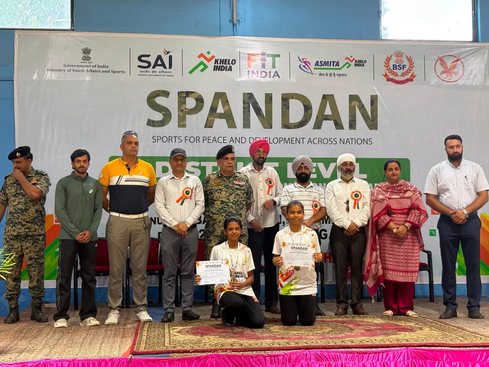Army Public School, Udhampur Shines at District-Level Spandan League Badminton
