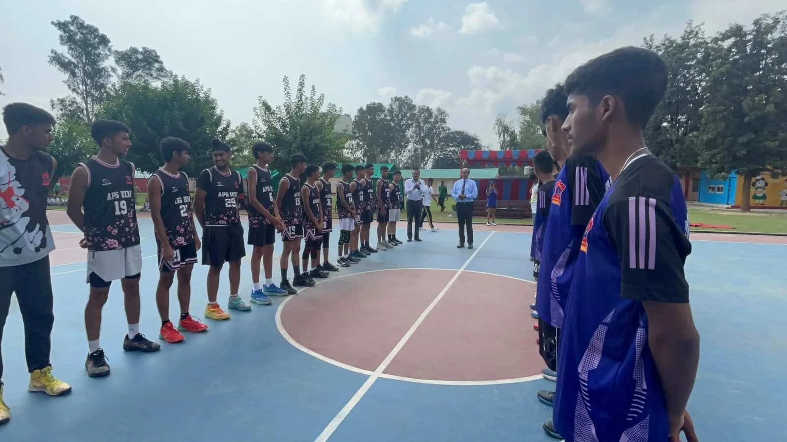 Every pass, every shot, every effort—together, they created a winning moment-Excellence on the Court: APS Udhampur Basketball Teams Make Their Mark!