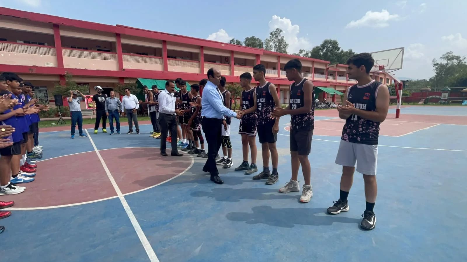 Every pass, every shot, every effort—together, they created a winning moment-Excellence on the Court: APS Udhampur Basketball Teams Make Their Mark!