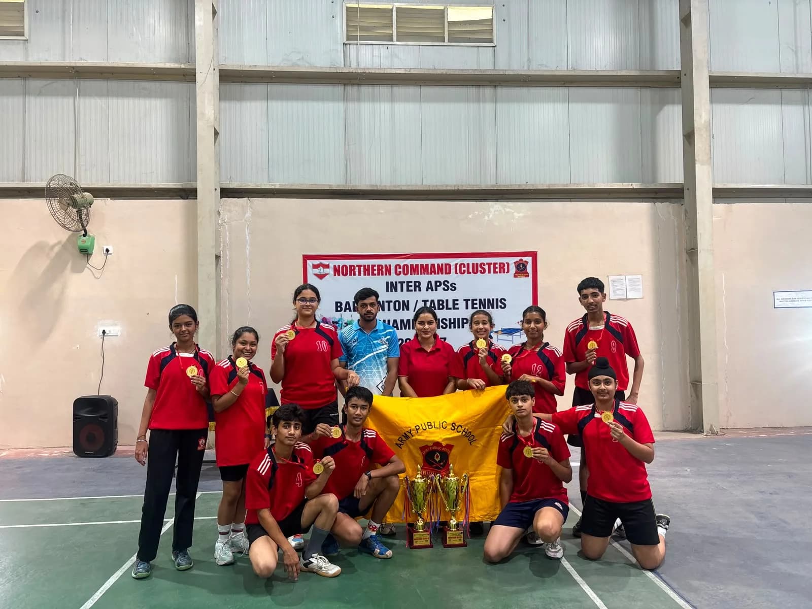 Every point mattered, every rally counted, and every effort culminated in glory-APS Udhampur Bags Double Victory at Inter APS Badminton Championship