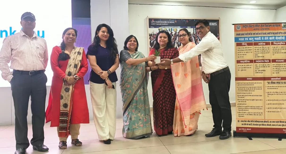 CMS Community Radio Organises Awareness Programme on Vector-Borne Diseases at CMS Gomti Nagar -I