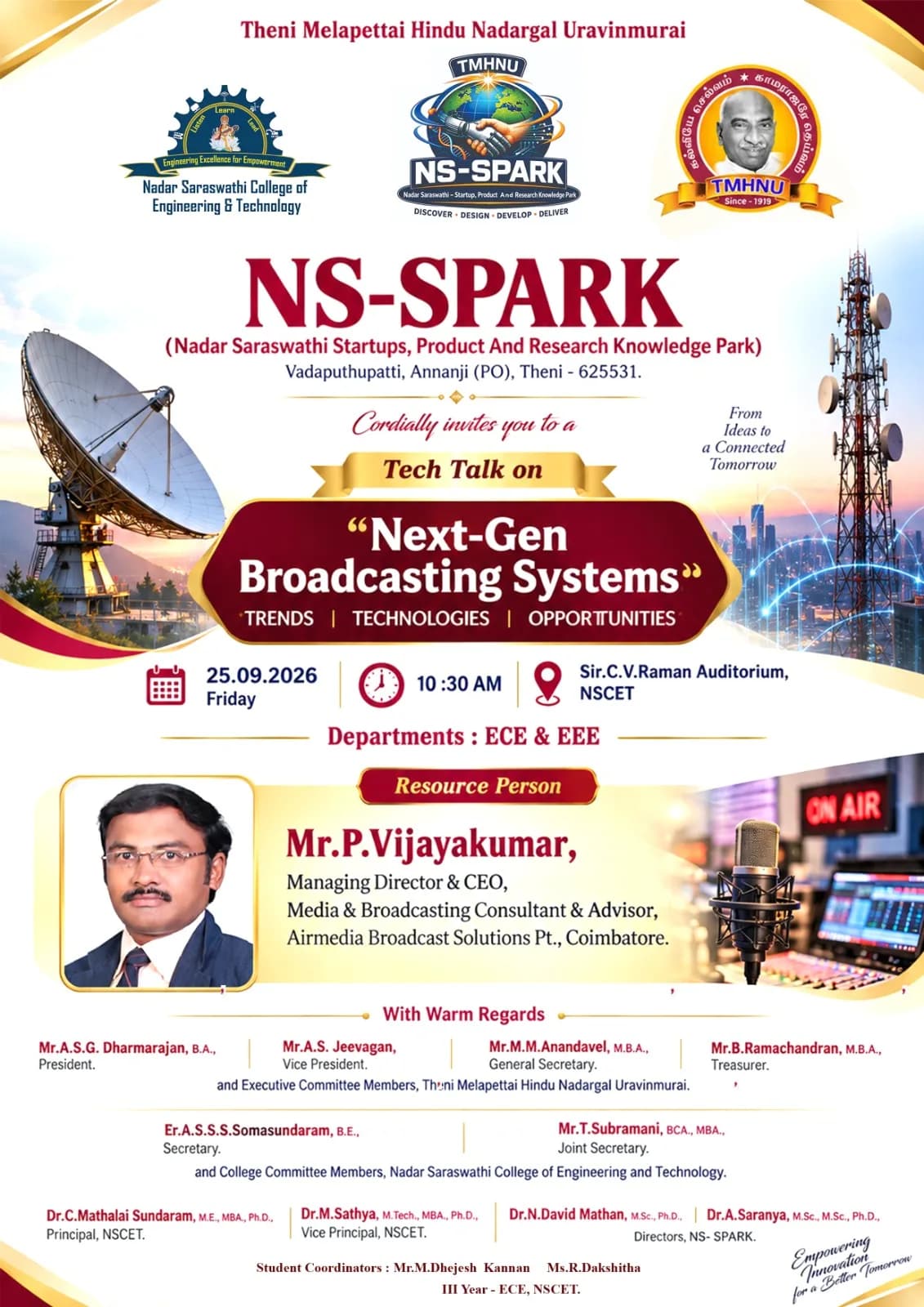 Tech Talk on “Next-Gen Broadcasting Systems”