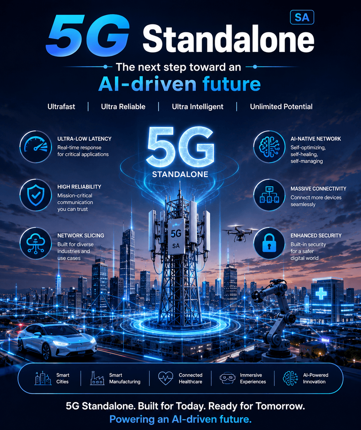 AI-driven future The next step toward an 5G Standalone