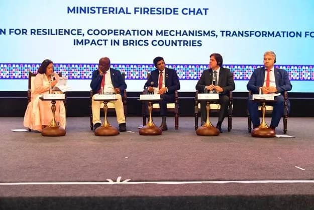 Digital BRICS Forum and Expo held at Pune; Union Minister of Communications, Shri Jyotiraditya Scindia welcomed the delegations