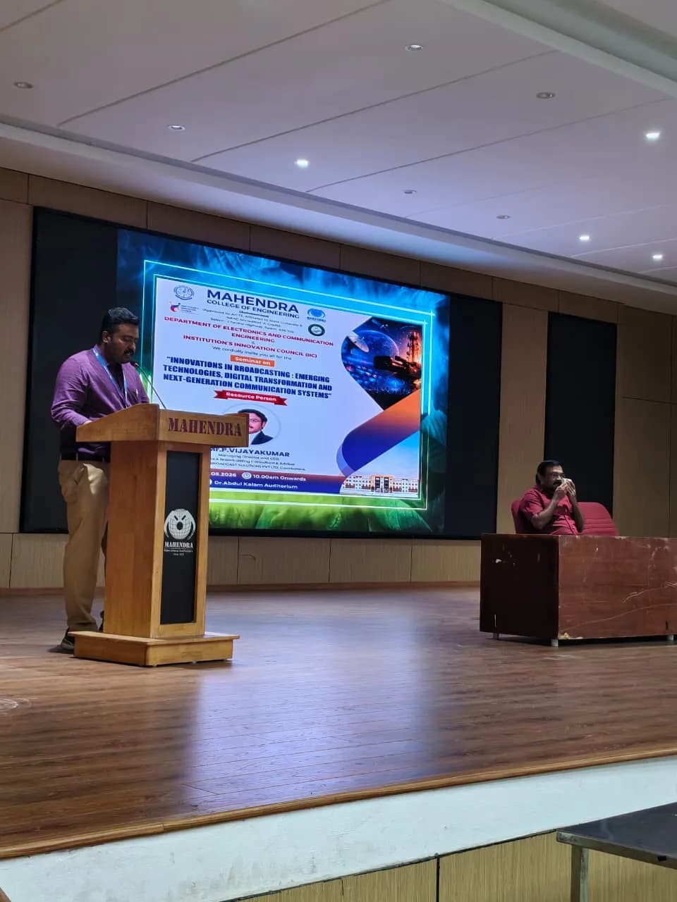 Innovations in Broadcasting at Mahendra College of Engineering-Salem