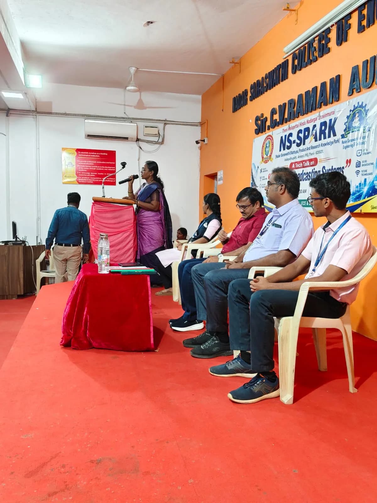 NS-SPARK TECH TALK ON “NEXT-GEN BROADCASTING SYSTEMS- Nadar Saraswathi College of Engineering & Technology (NSCET)