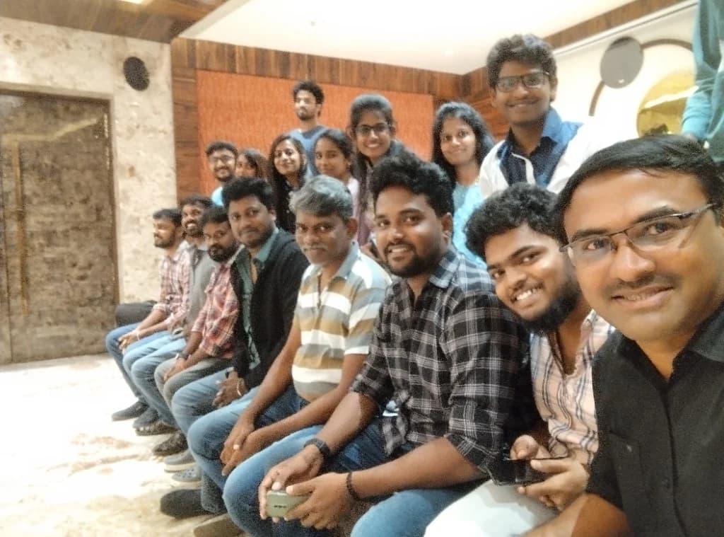 Group photo with the Baby and Baby film team