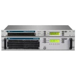Compact 100W FM transmitter and power amplifier rack units